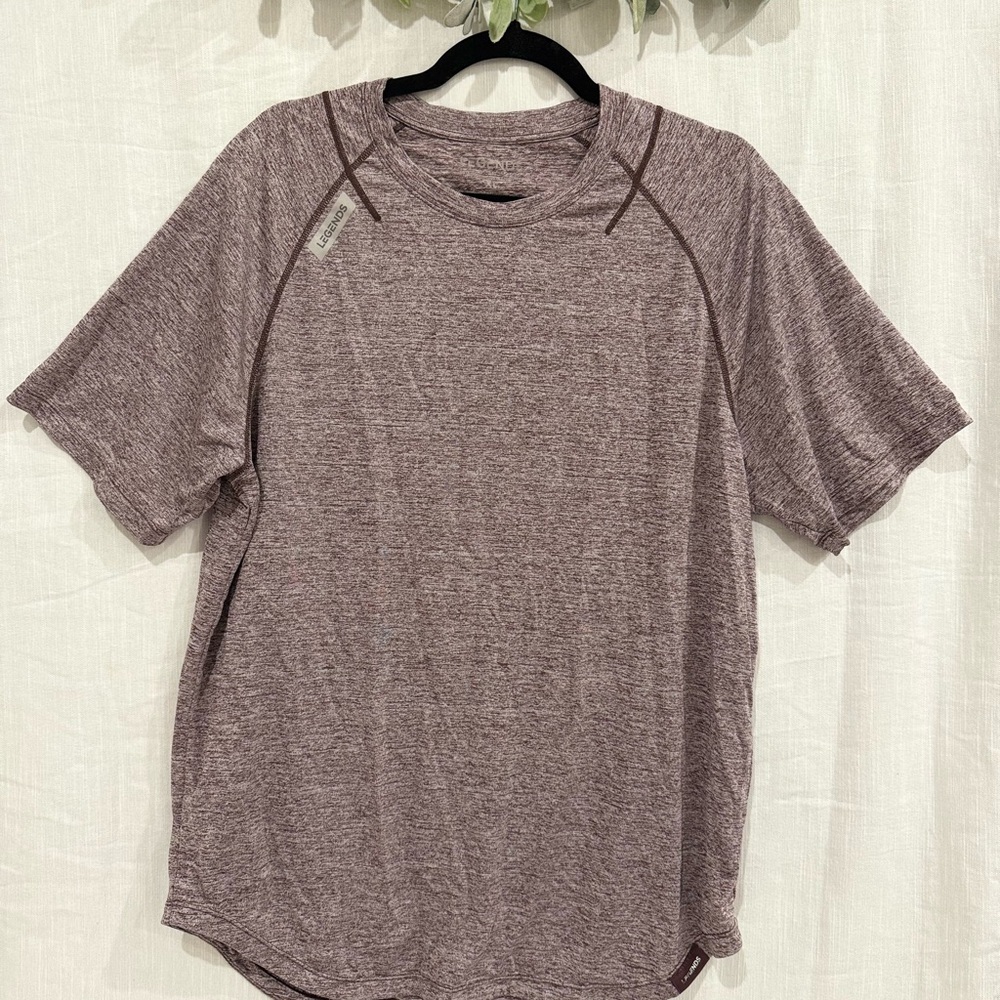 Heathered Mauve Athletic Tee